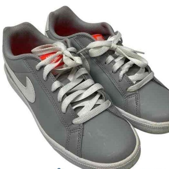 Nike Court Majestic Grey/White Low Top Sneakers- Sz 8 Womens - Picture 2 of 8
